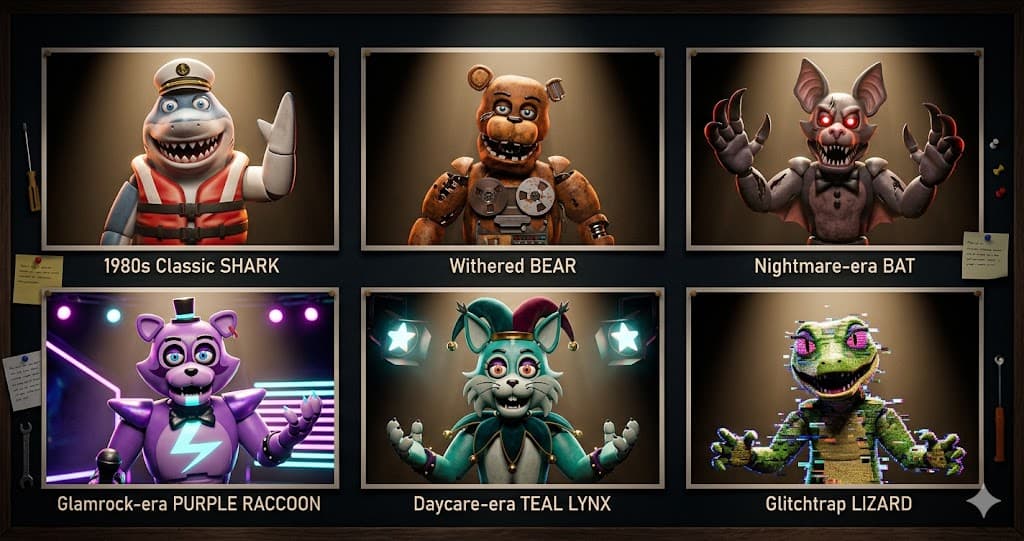FNAF OC Ideas: 50+ Animatronic Concepts for 2026