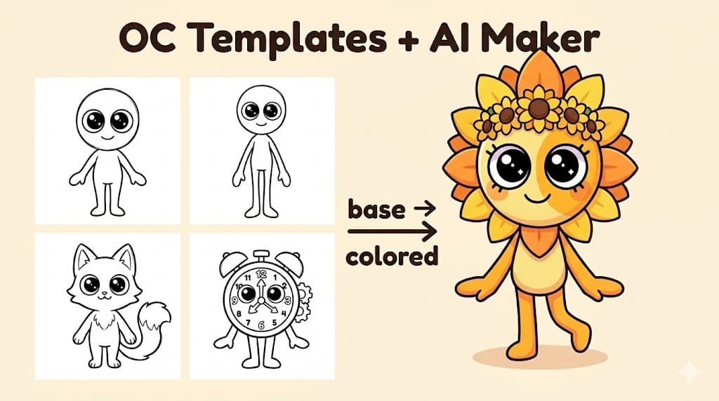 Dandy's World OC Template: Free Bases + AI Maker (2026)