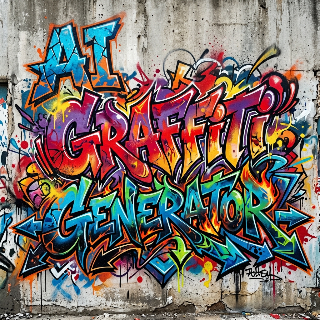 AI Graffiti Generator AI Graffiti Generator - AI graffiti art example
