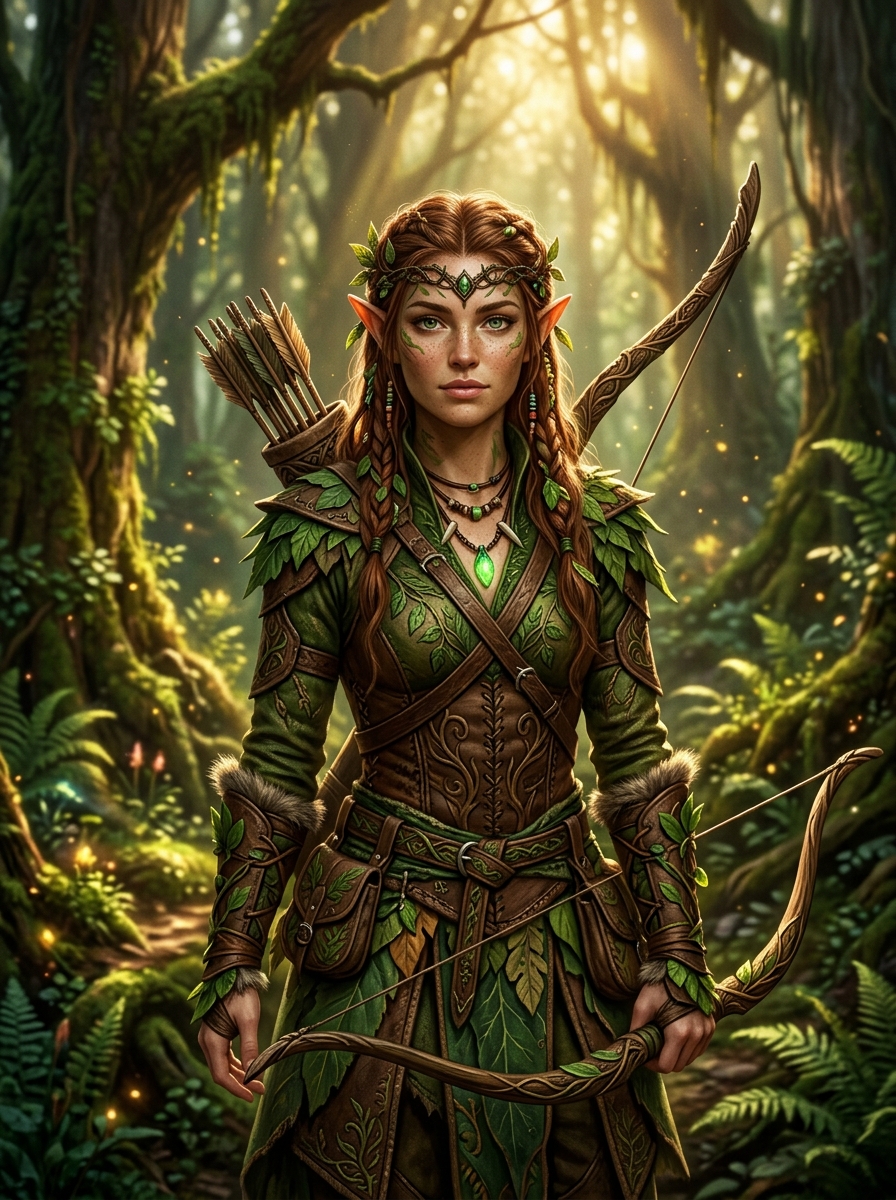 Enchanted Woods - AI elf generator example