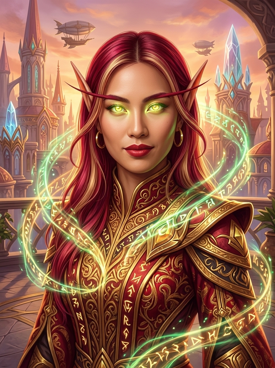 Arcane Master - AI elf generator example