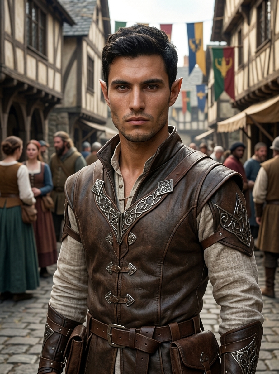 After AI elf generator result