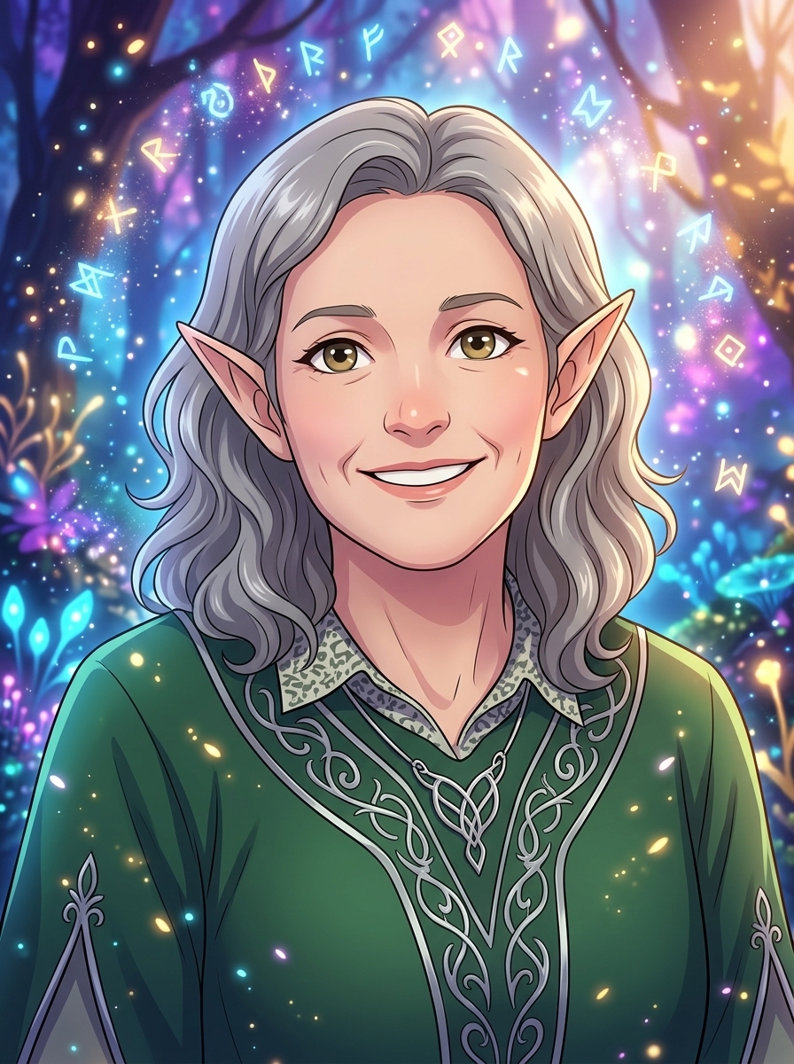 Anime Transform - AI elf generator example