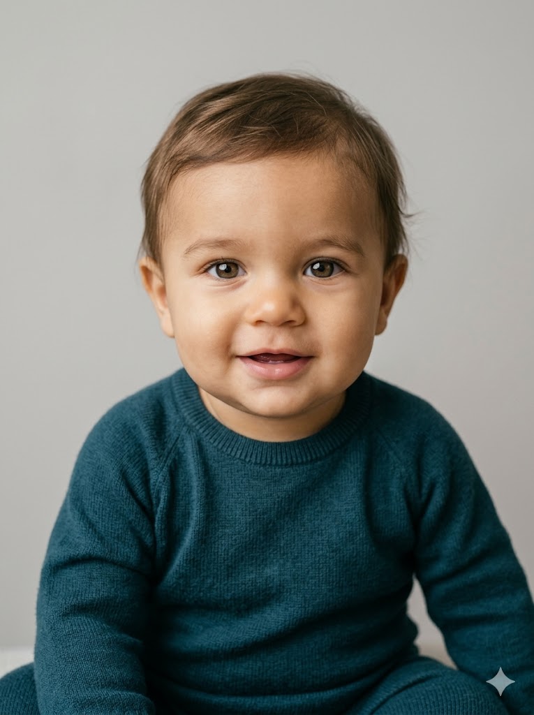 Baby Prediction - AI face merge example