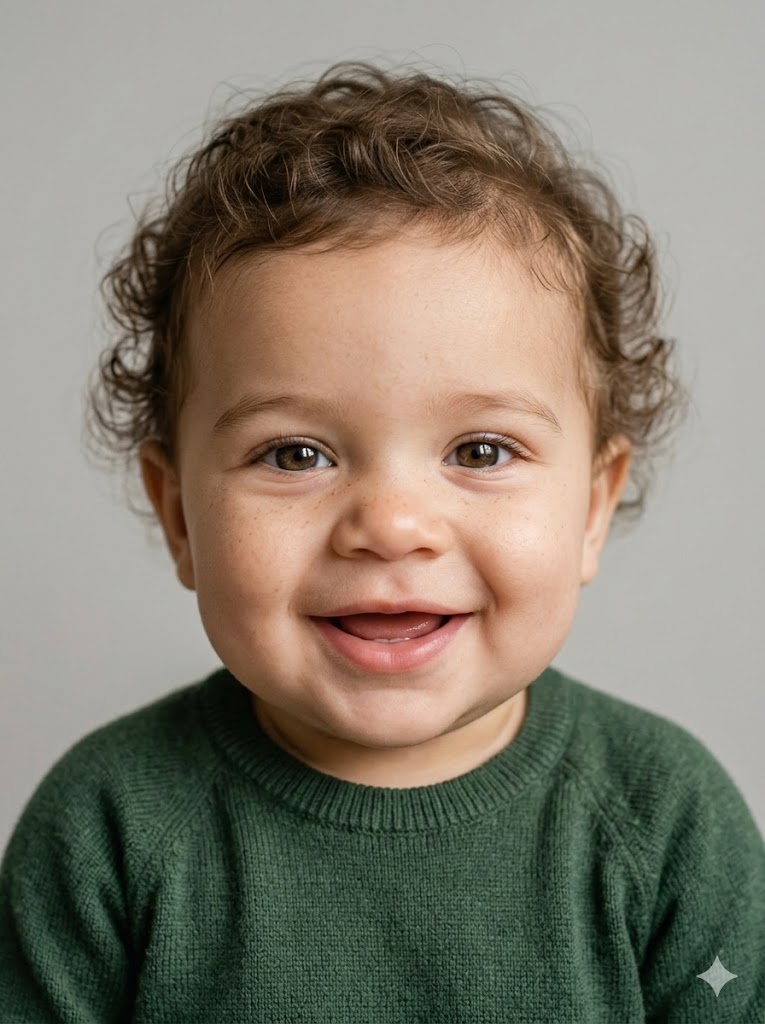 Our Baby - AI face merge example