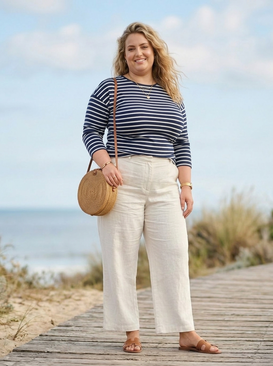 Beach Stroll - AI fat filter example