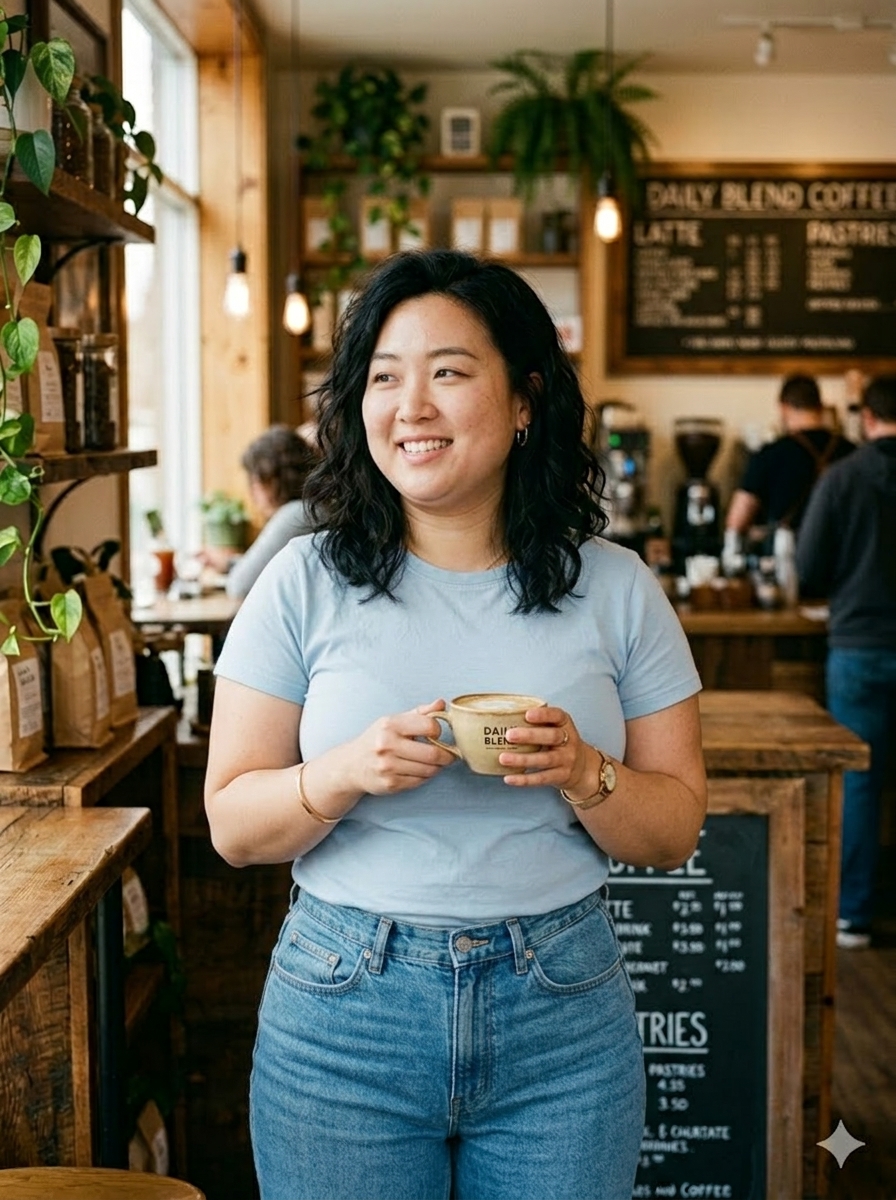 Coffee Shop - AI fat filter example