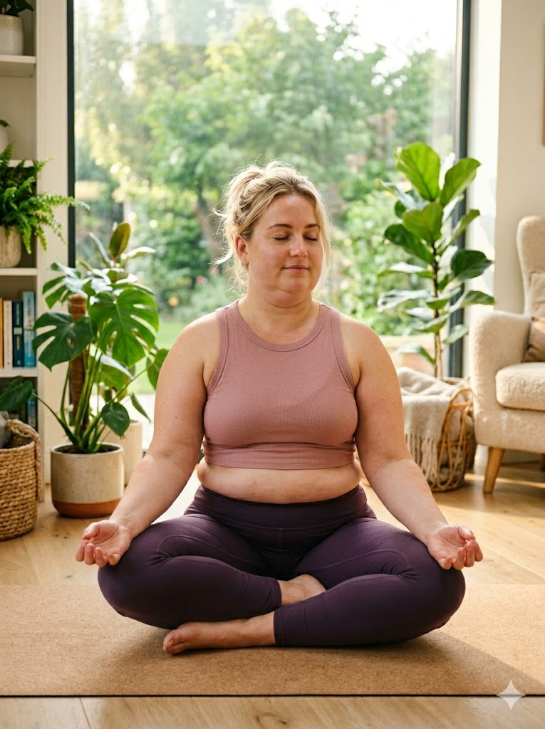 Yoga Pose - AI fat filter example