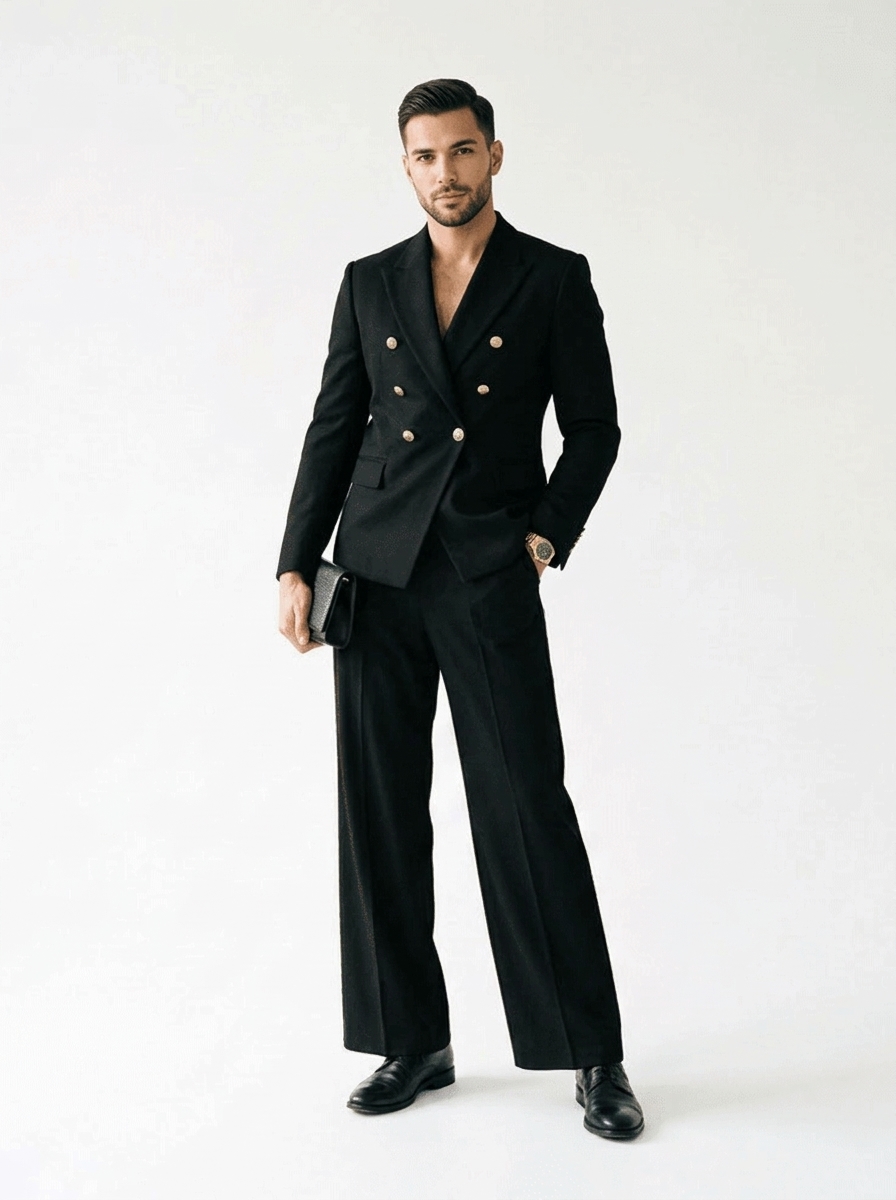 Winter Coat - AI gender swap example