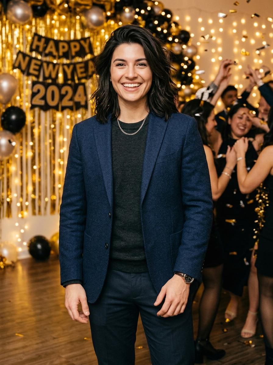 Office Look - AI gender swap example