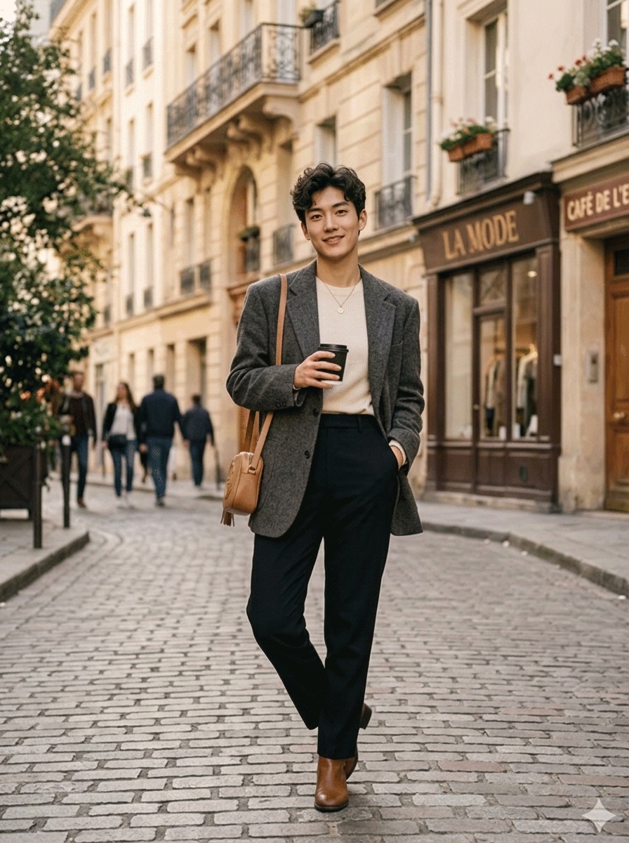 Business Portrait - AI gender swap example