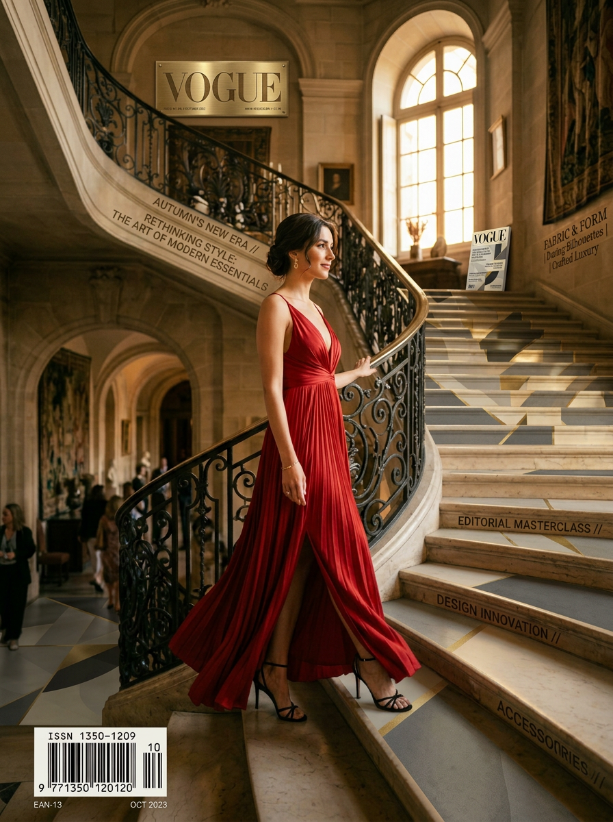 Magazine Cover Magazine Cover - AI image combiner example