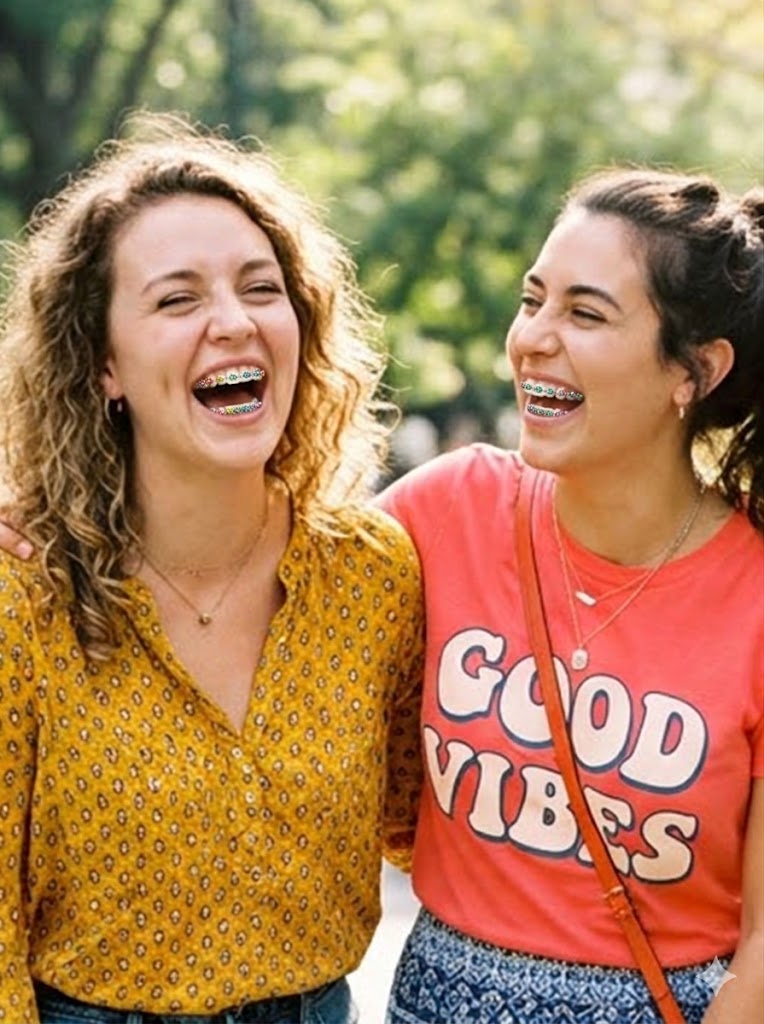 Friends — Colorful - braces filter example