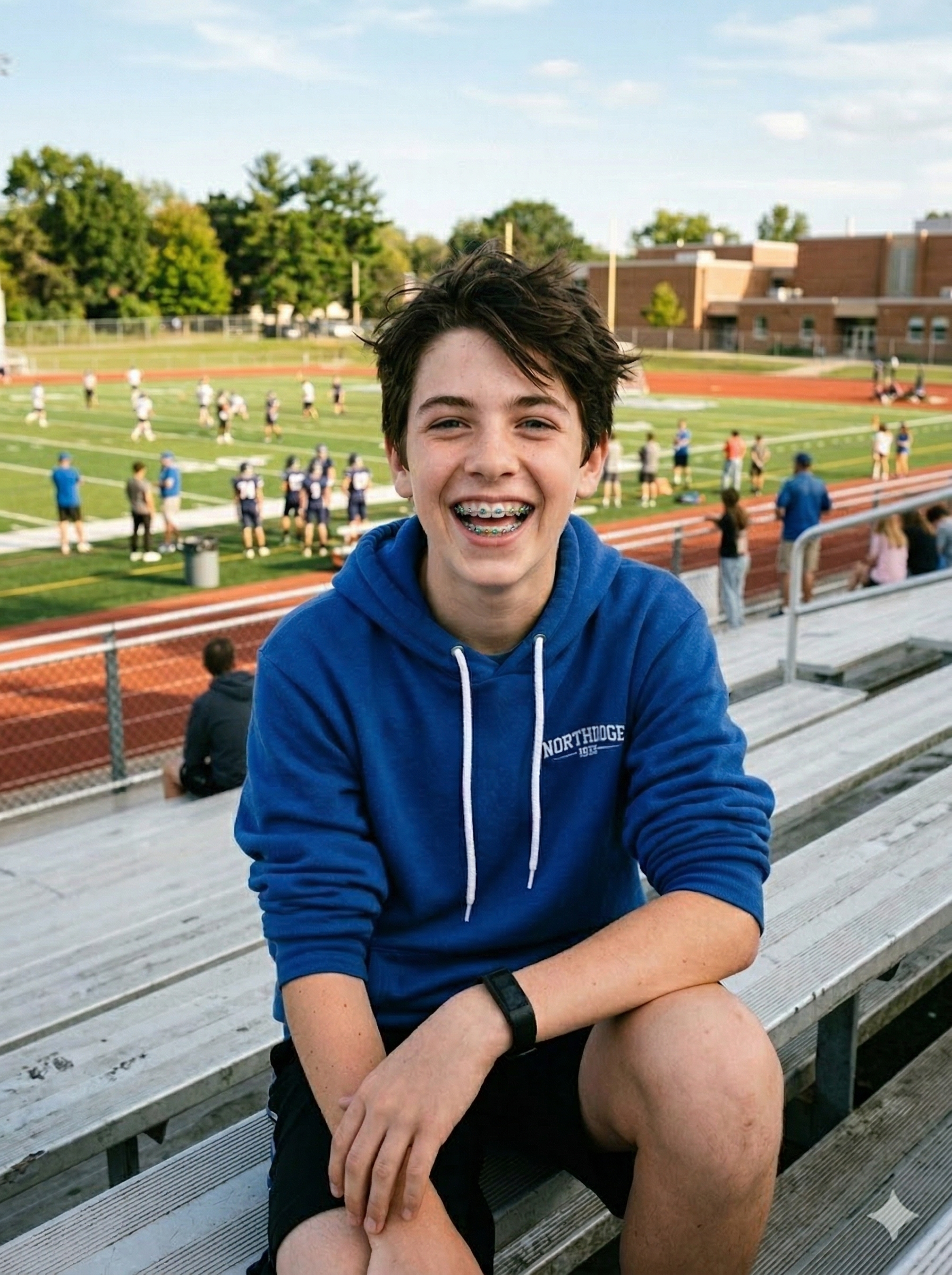 Teen Boy — Colorful - braces filter example