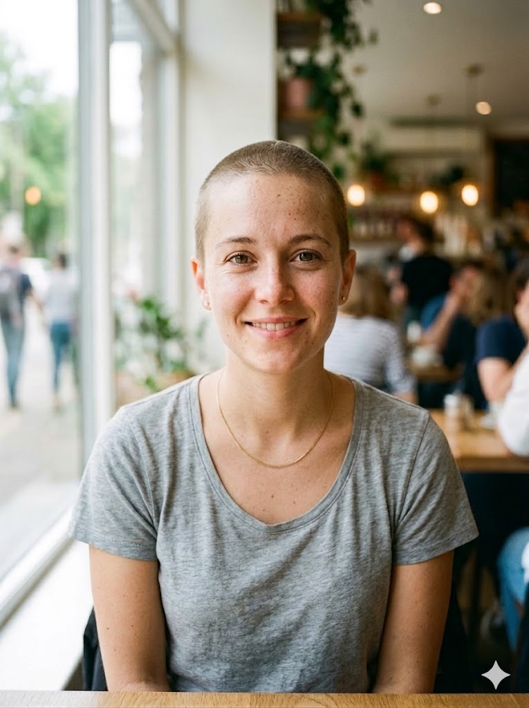 Buzz Cut - AI buzz cut example