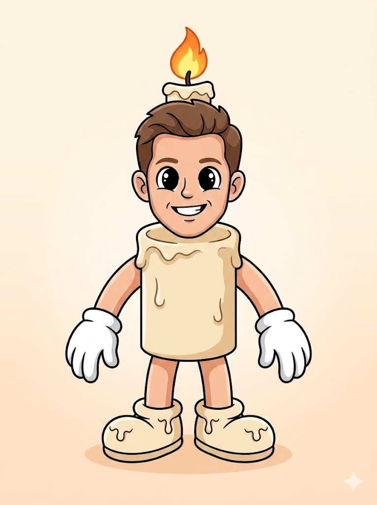 Adult → Object Candle Toon - Dandy's World Toon example