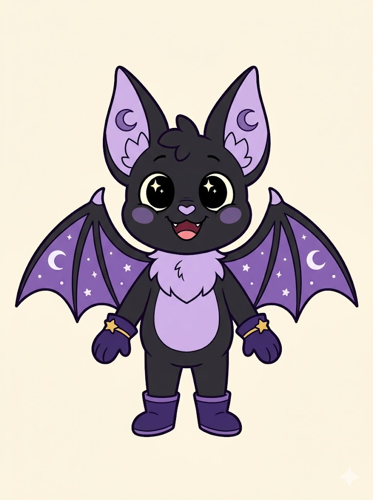 Full body AI Dandy's World Bat Toon
