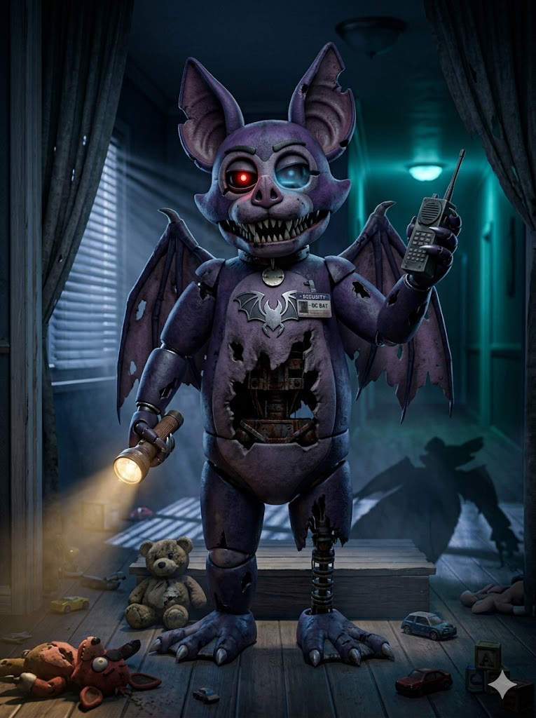 Nightmare Bat — Menacing — FNAF OC example