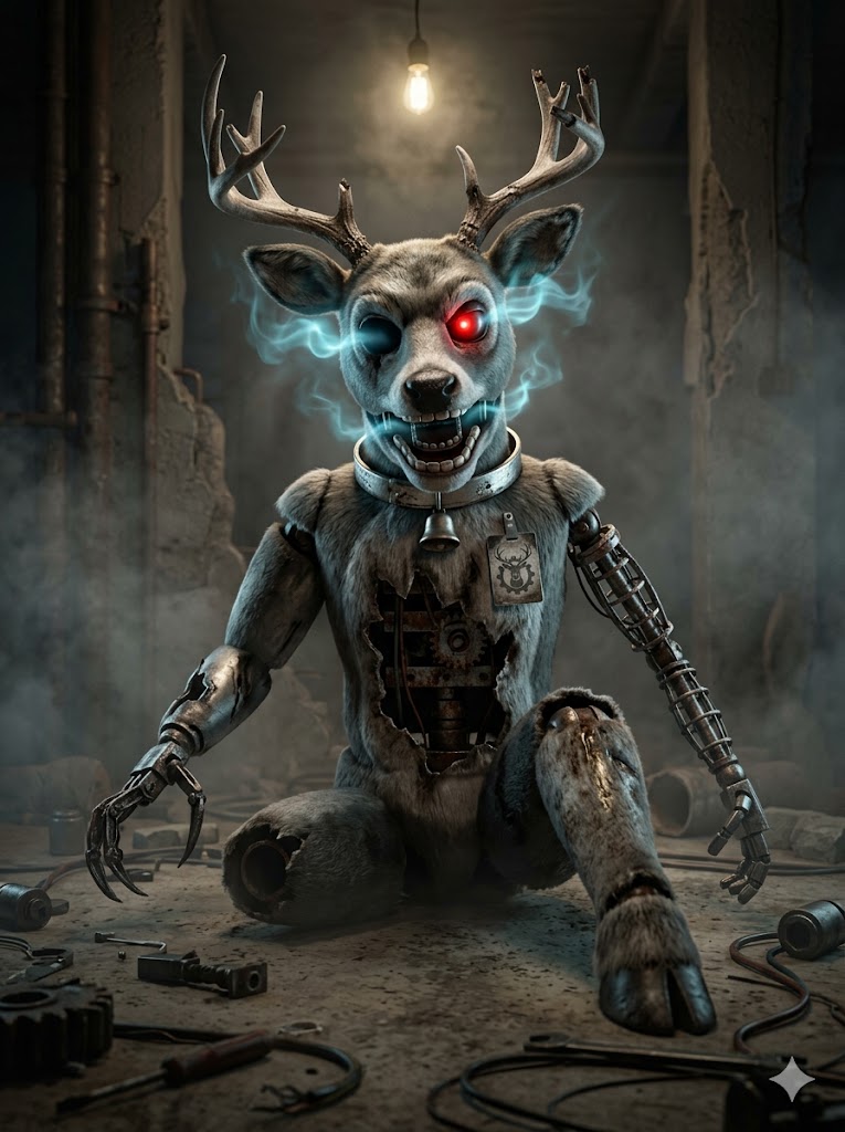 Withered Deer — Vengeful — FNAF OC example