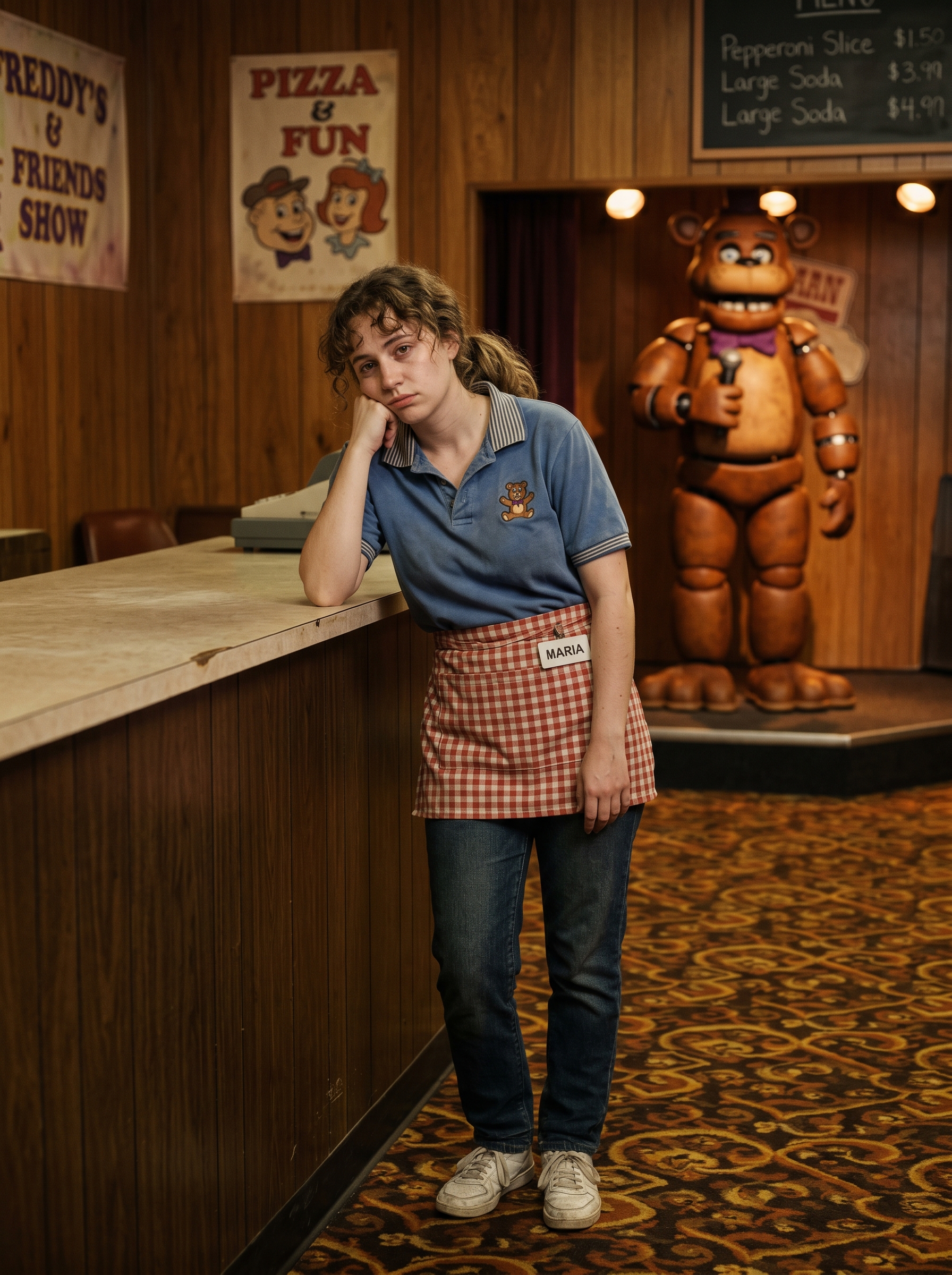1983 Diner Day Shift Worker — FNAF OC example
