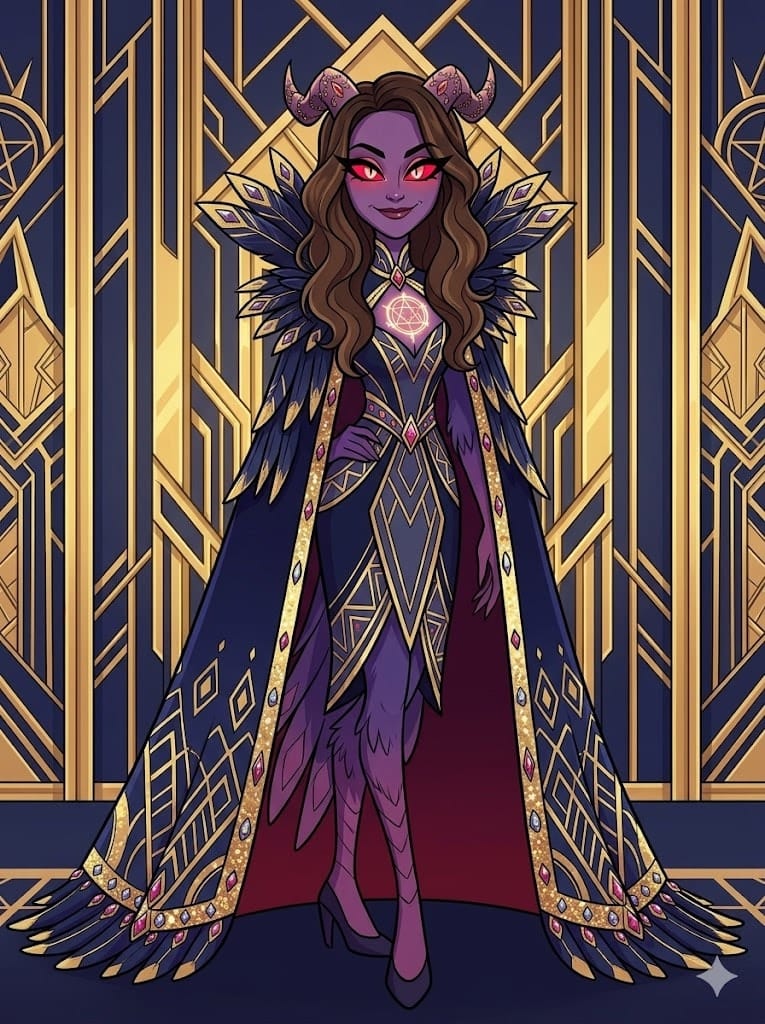 Woman → Goetia Noble — Hazbin Hotel OC example