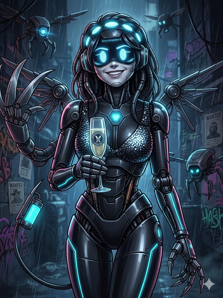 Girl → Worker - Murder Drones OC example