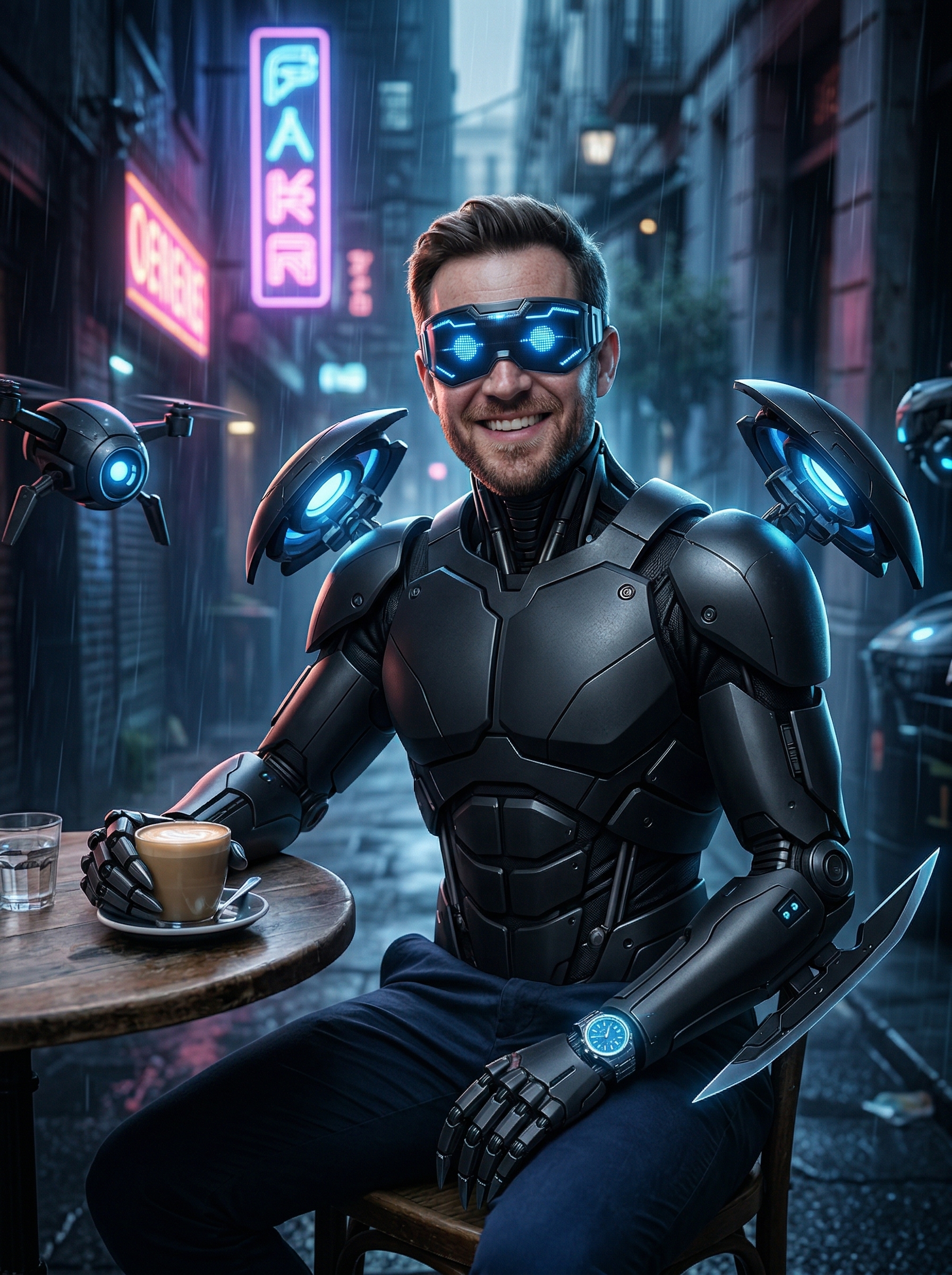 Man → Disassembly - Murder Drones OC example