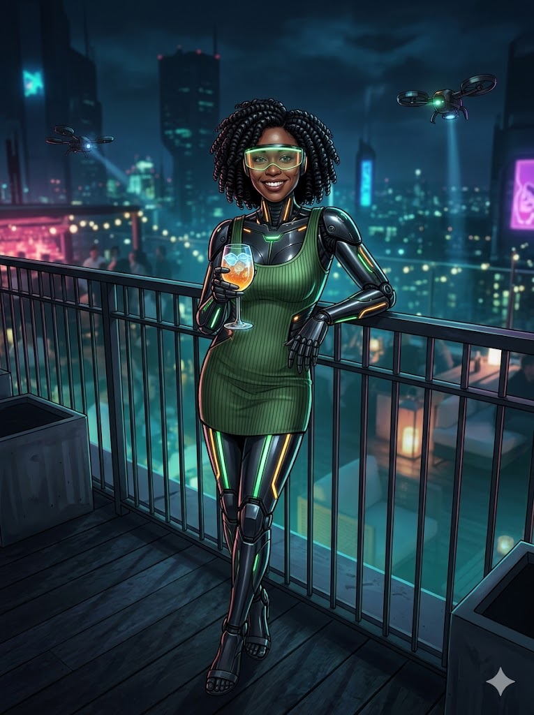 Woman → Solver - Murder Drones OC example