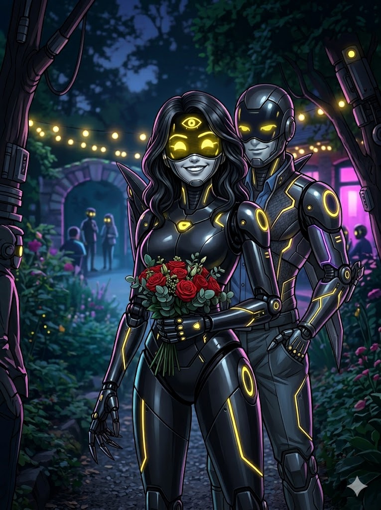 Couple → Hybrid - Murder Drones OC example