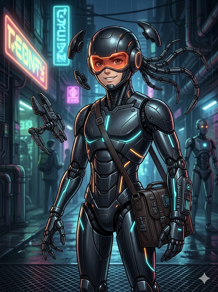 Cosplay → Disasm - Murder Drones OC example