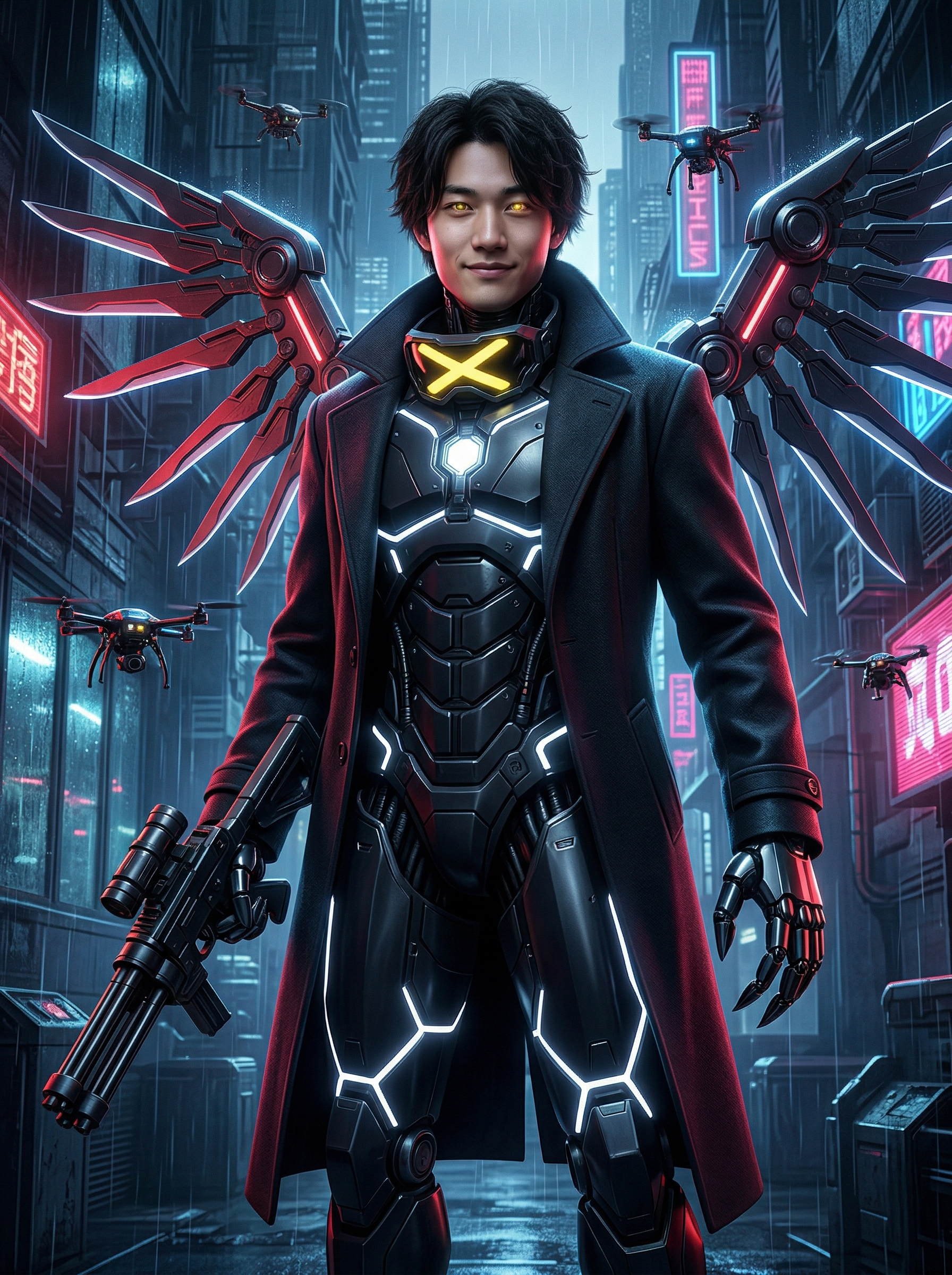 Suit → Worker - Murder Drones OC example