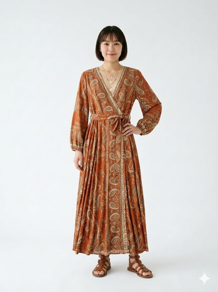 Boho outfit style Boho - AI outfit try-on result