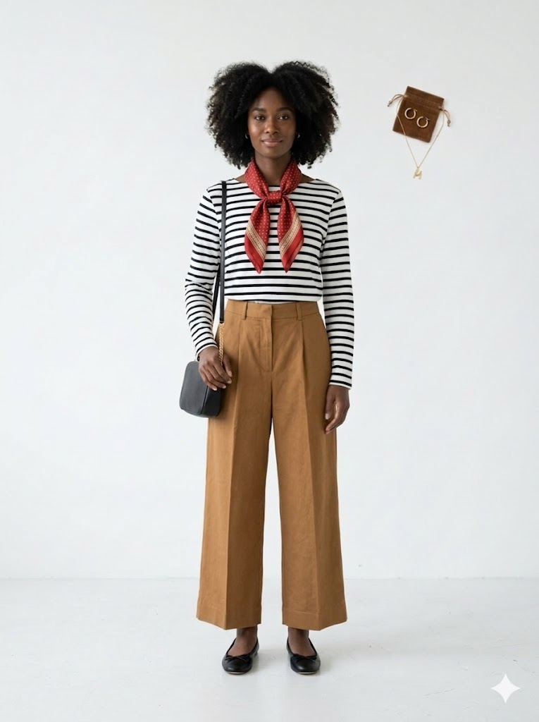 French Chic outfit style French Chic - AI outfit try-on result