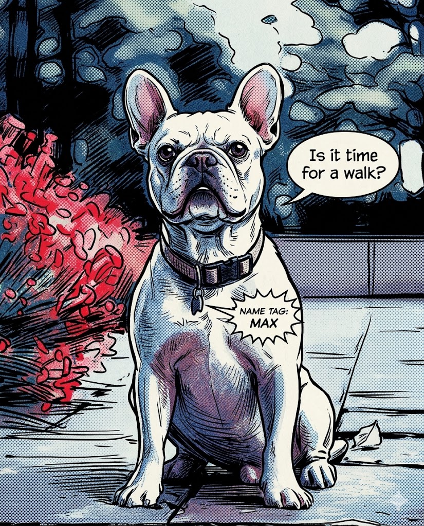 AI pet portrait for social media avatar