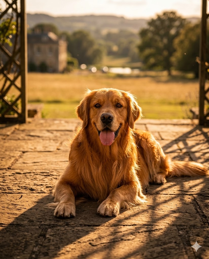 AI dog portrait generator free - dog artwork example