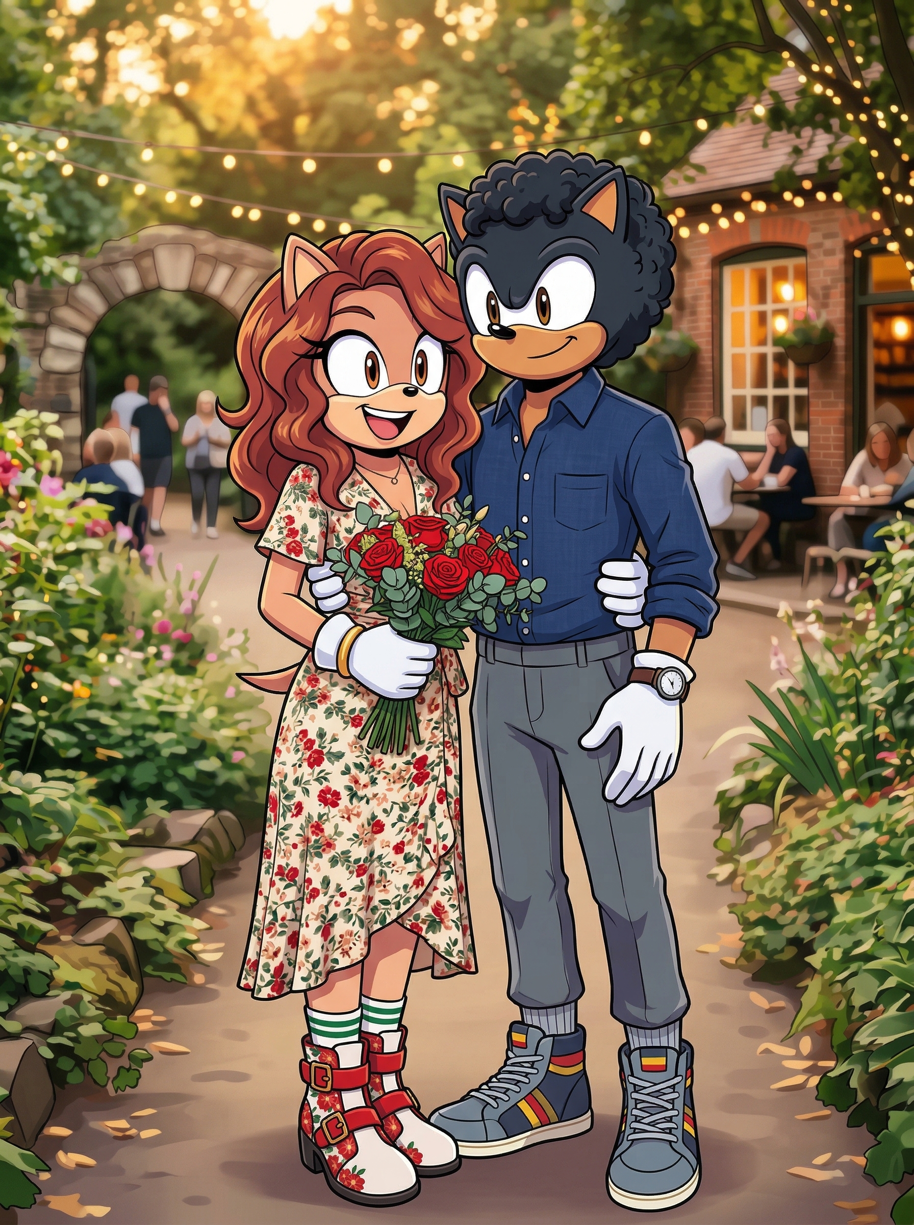 Couple → Hedgehog Couple → Hedgehog - Sonic OC example