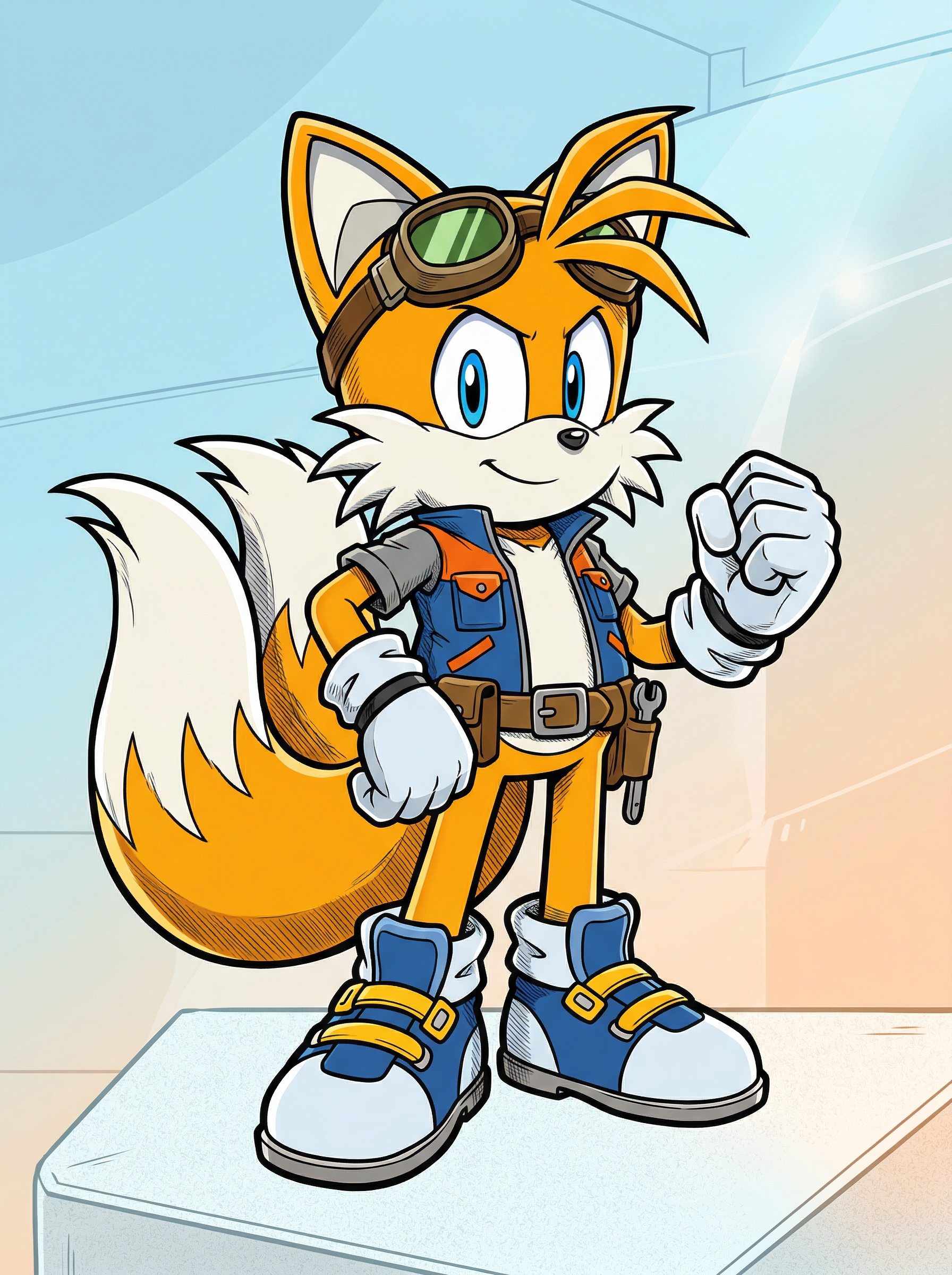 Orange Fox Orange Fox - Sonic OC example