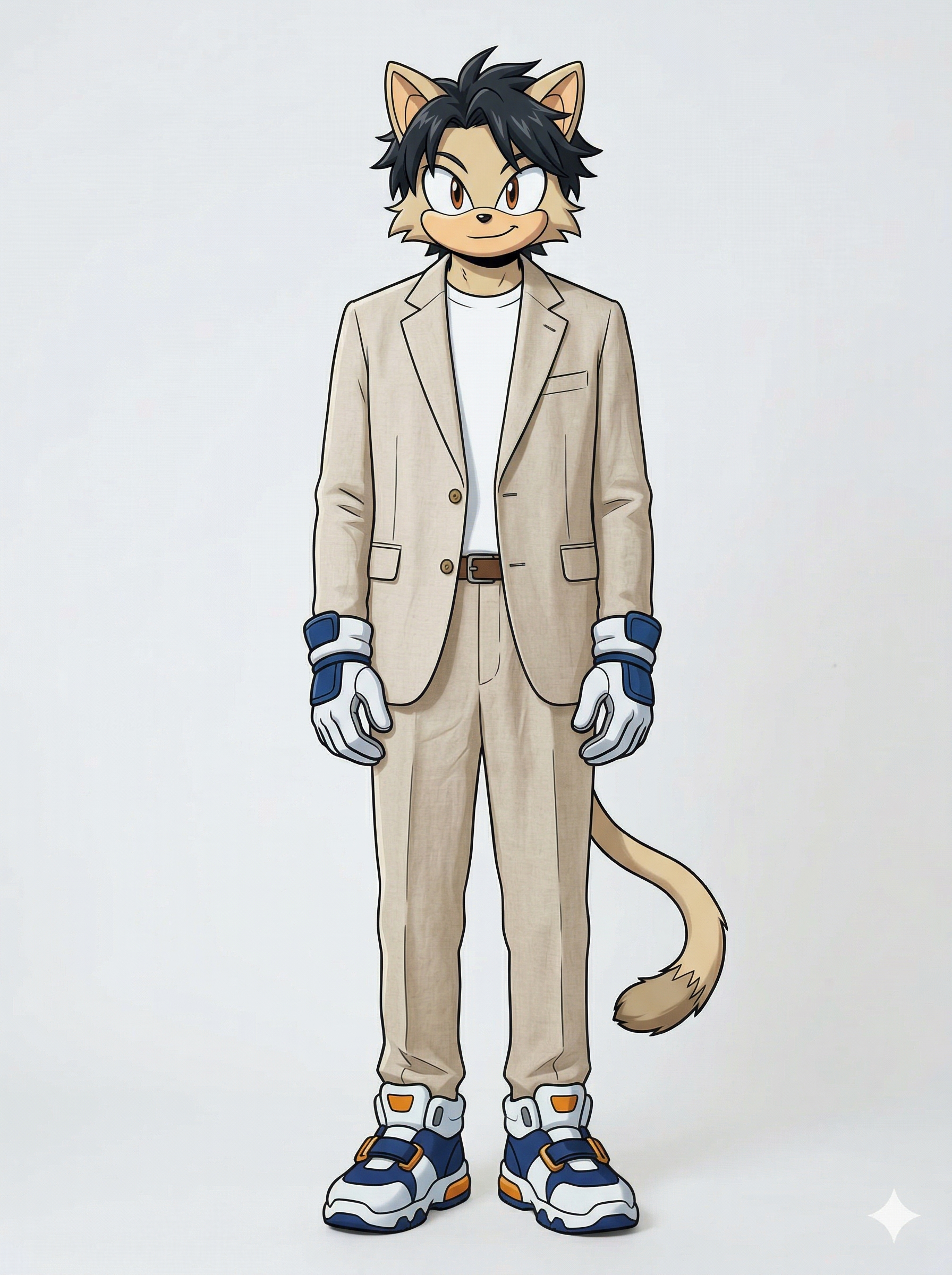 Suit → Cat Suit → Cat - Sonic OC example