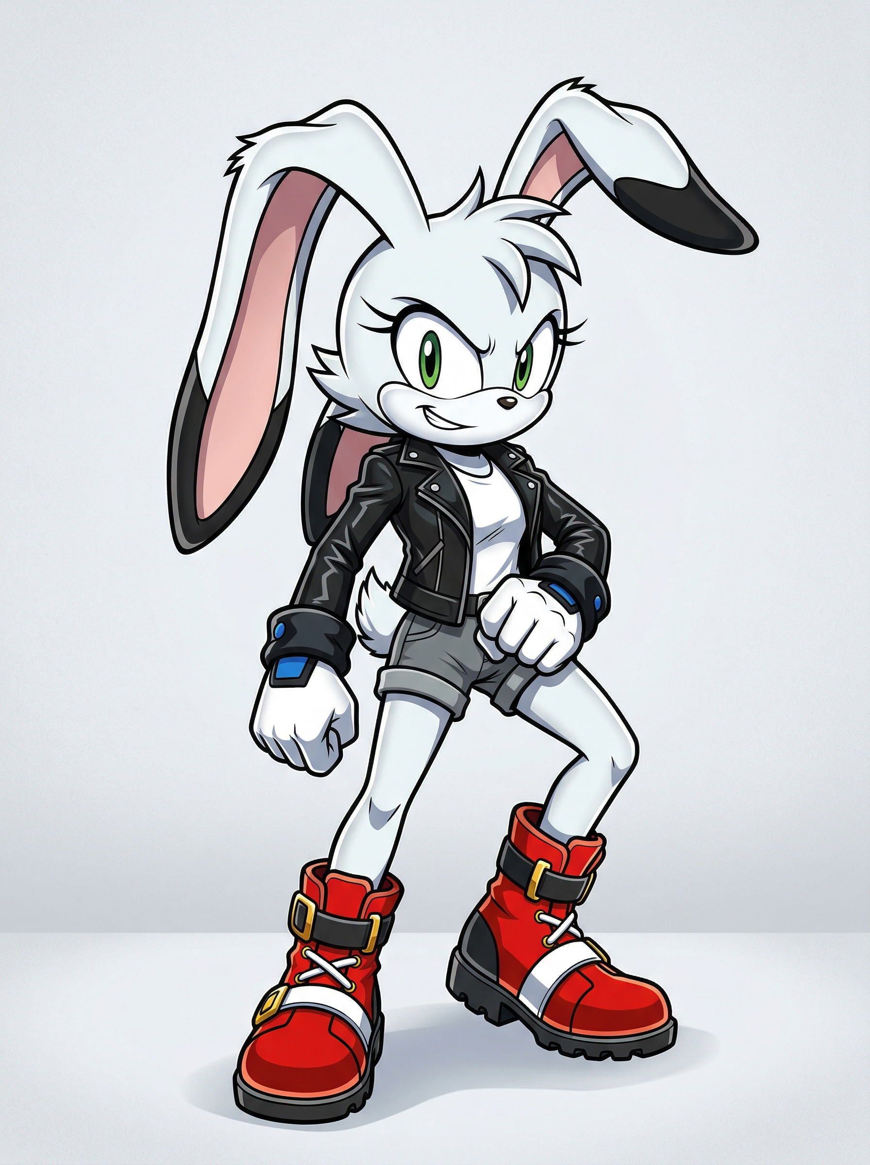 White Rabbit White Rabbit - Sonic OC example