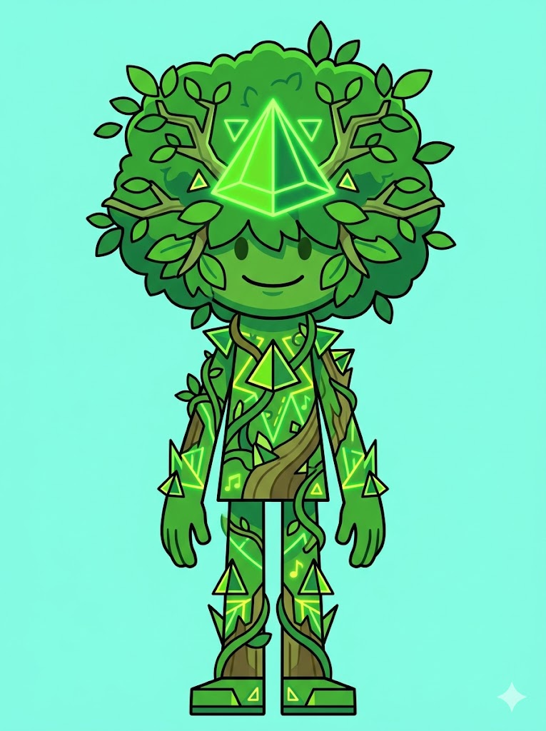 Pyramixed Tree-like - Sprunki OC example
