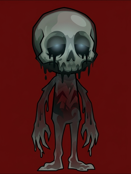 Phase 2 Horror Ghost-like Sprunki OC example
