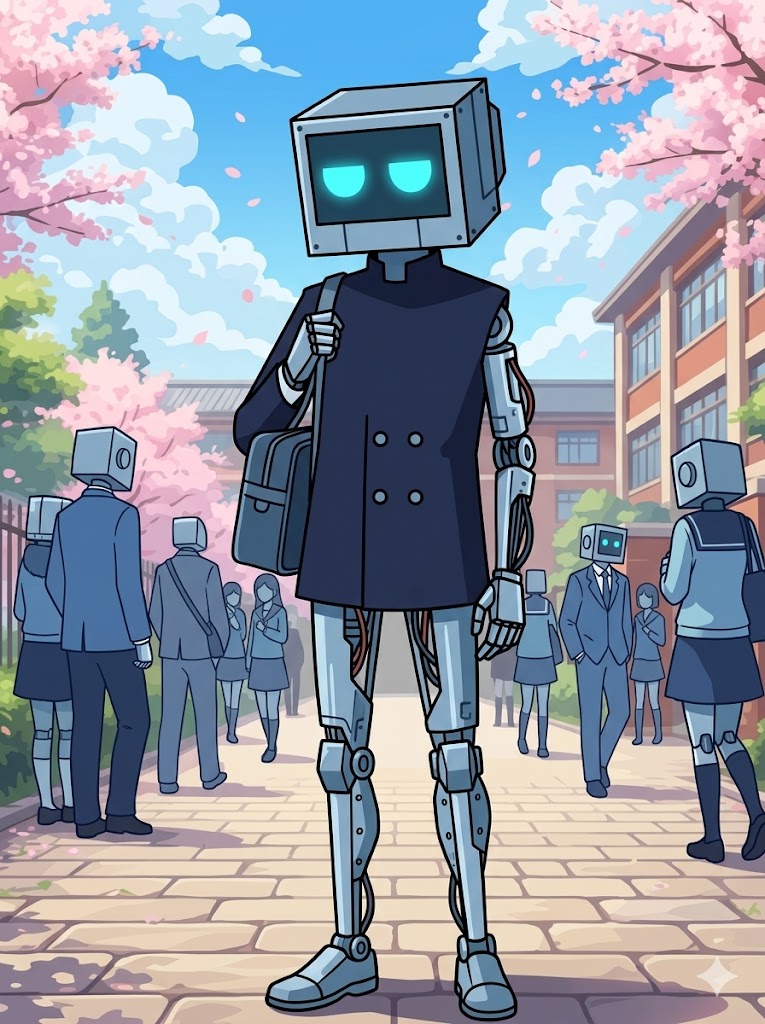 Cosplay → Robot-like - Sprunki OC example