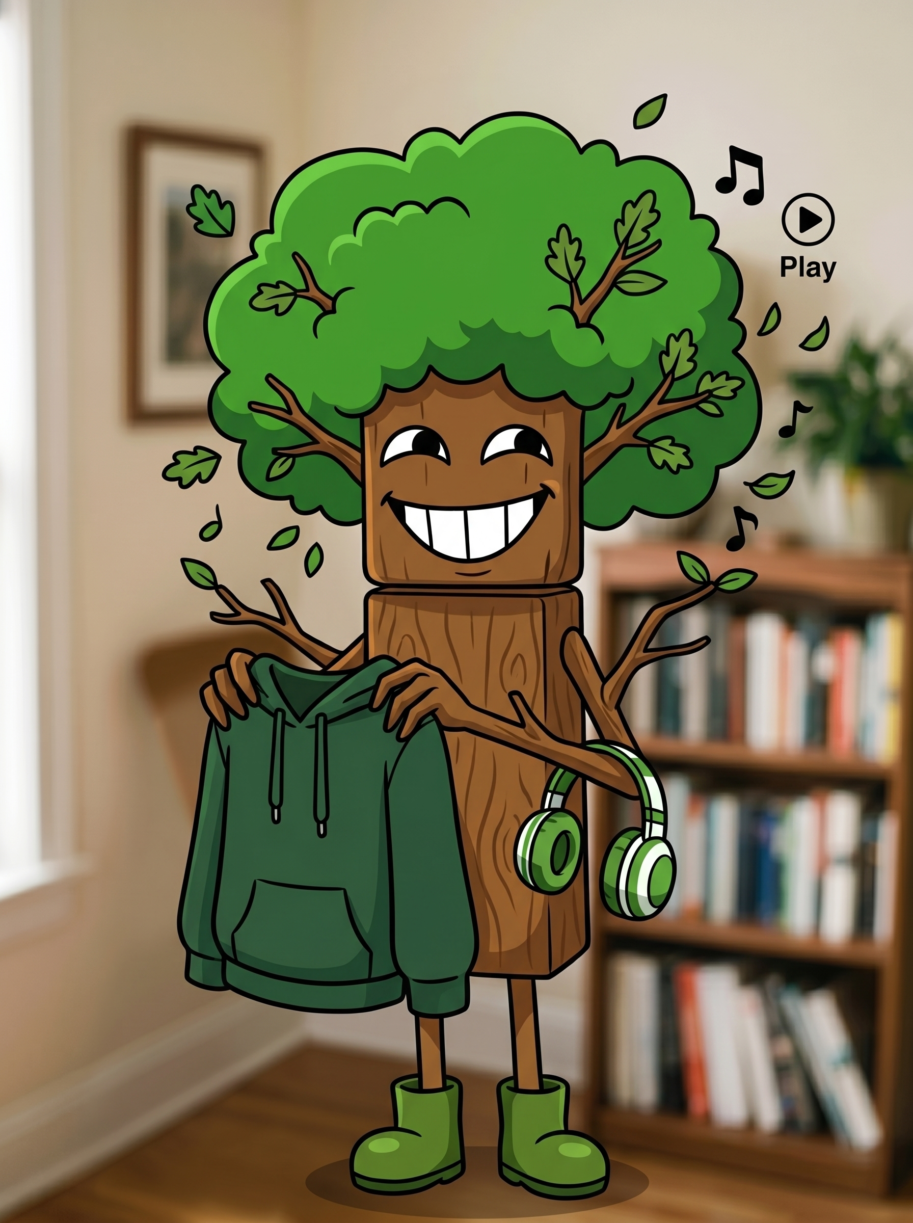Man → Tree-like - Sprunki OC example