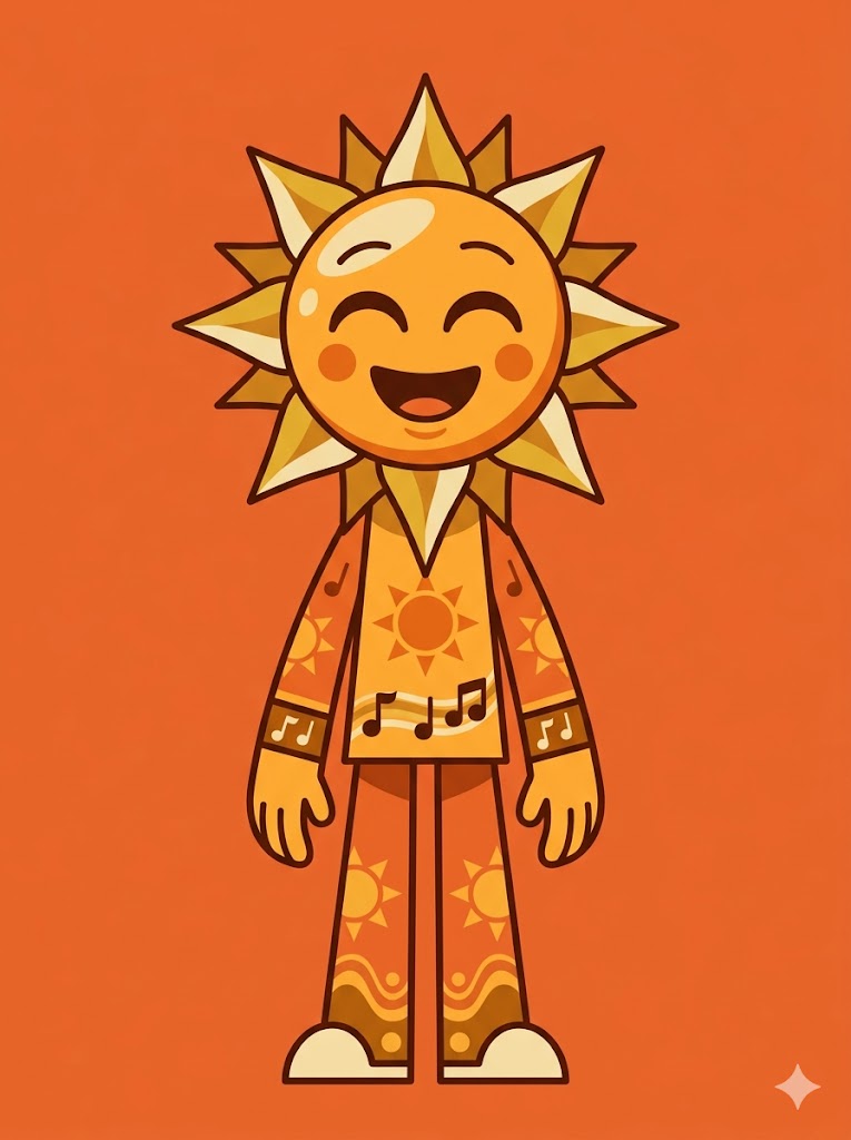 Retake Sun-like - Sprunki OC example