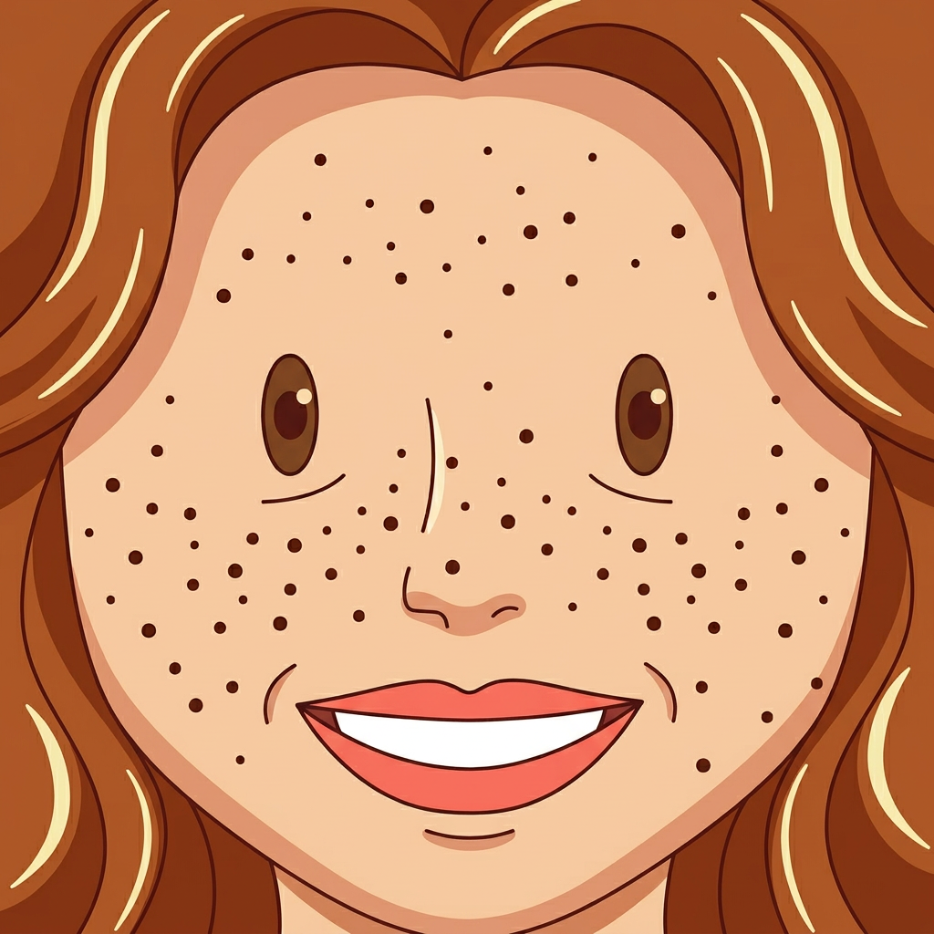 Classic Girl - square face icon example