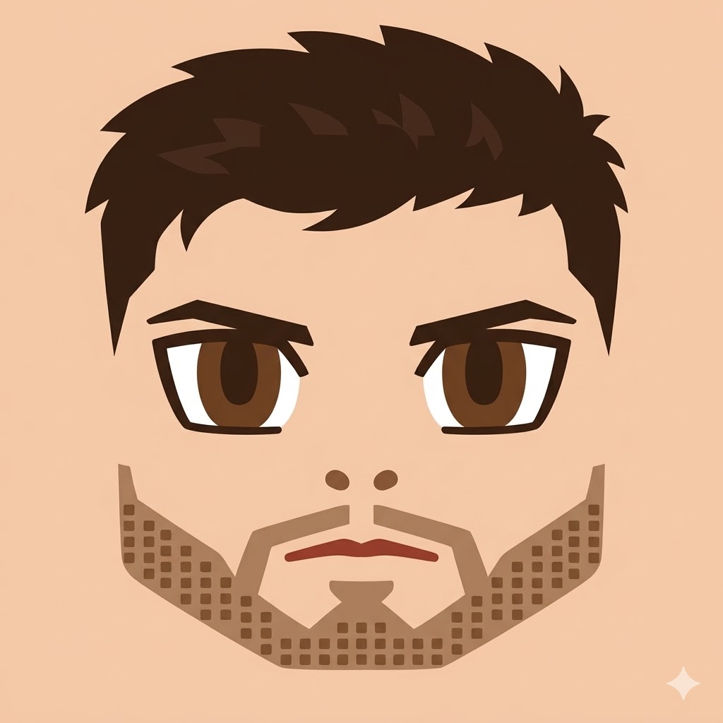 Chibi Smile - square face icon example