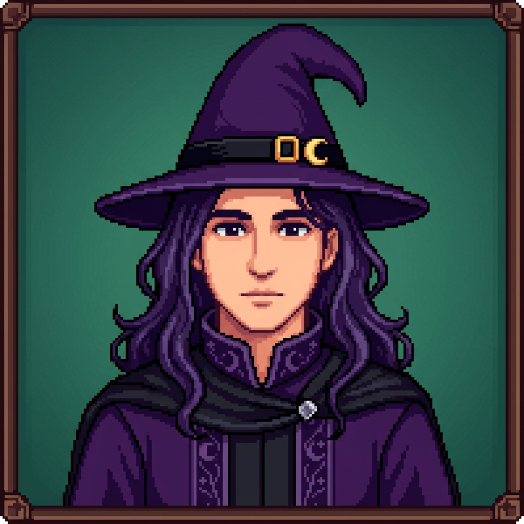 Custom OC AI generated Stardew Valley OC character