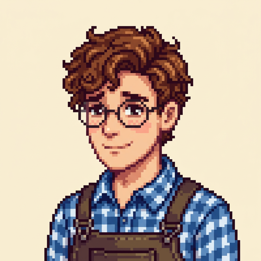 Shy Farmer - Stardew Valley portrait