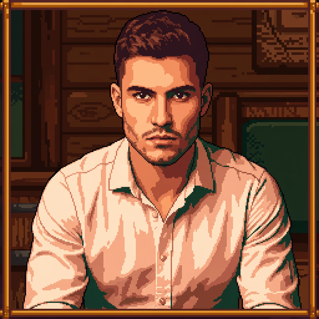 Pixel Self - Stardew Valley portrait
