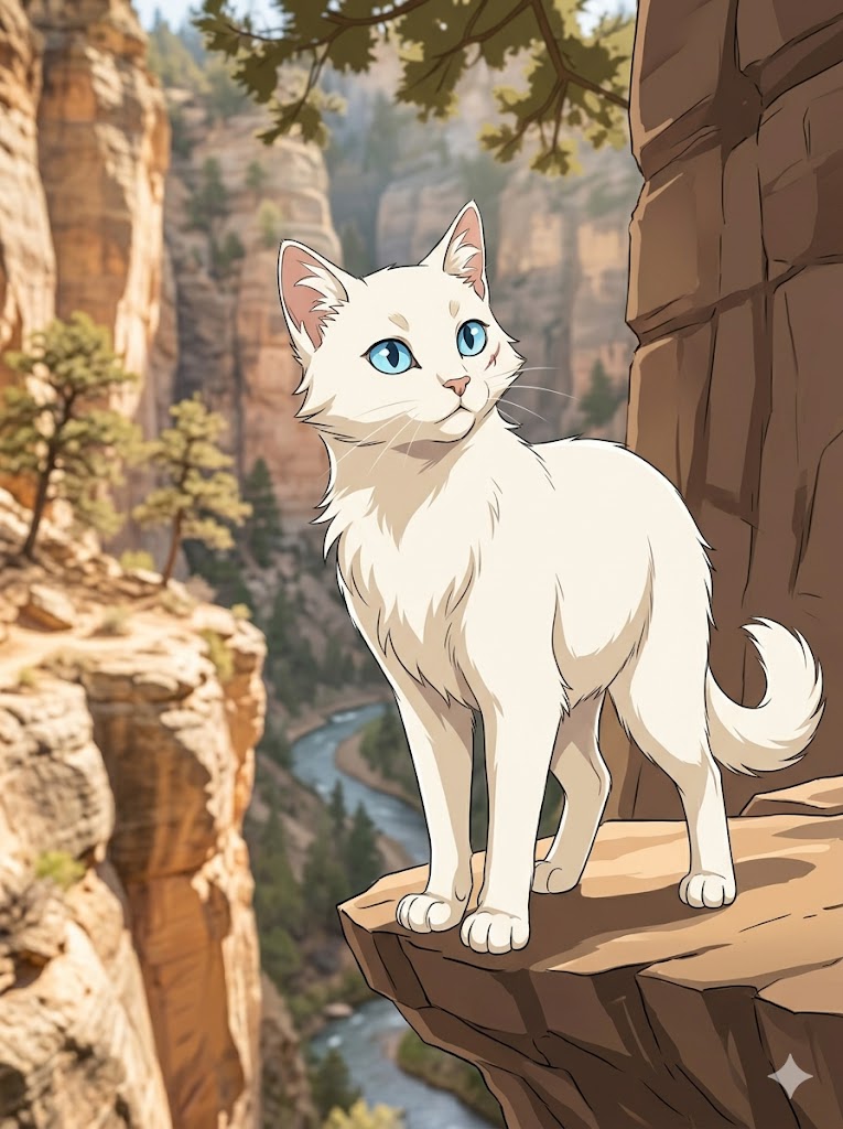 SkyClan Apprentice — Cloudpaw — Warrior Cats OC example